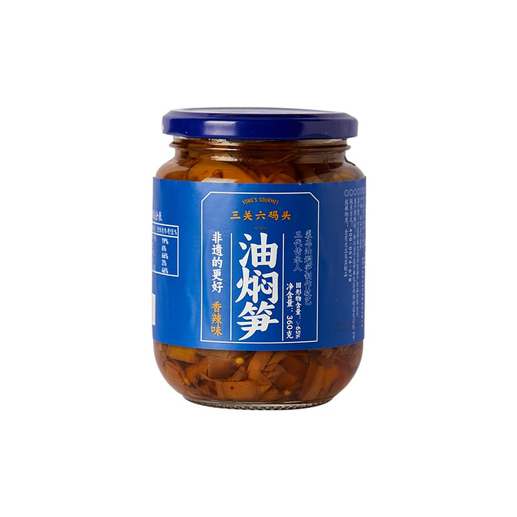 三关六码头非遗油焖笋罐头香辣味360g*1罐