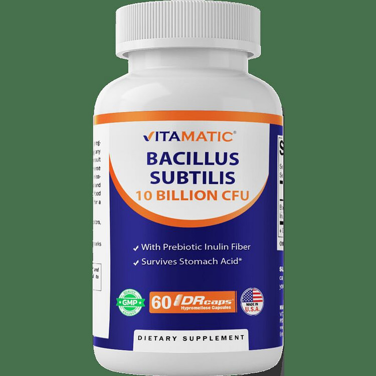 Bacillus Subtilis 10 Billion CFU - 60 DR Capsule