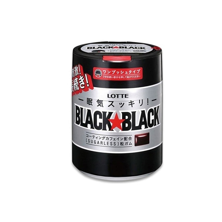 LOTTE Black Sugar-free Xylitol Gum pack 140g