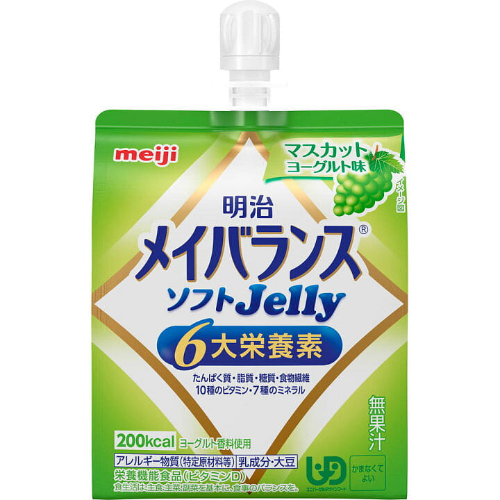 Meiji Nutritional Energy Jelly Green Grape 125ml 1 each