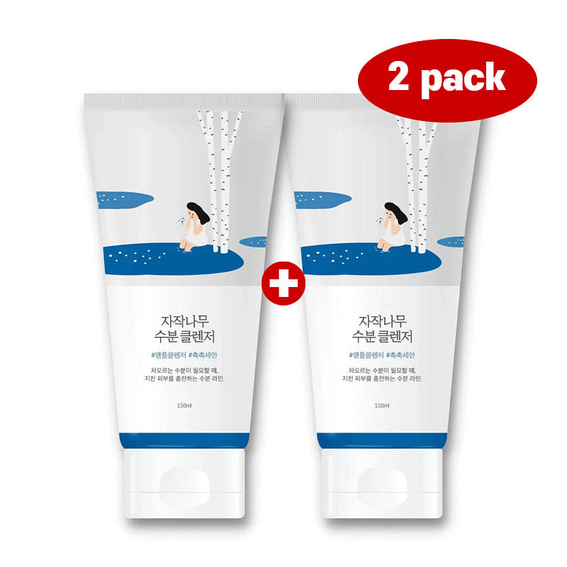 ROUND LAB Birch Moisturizing Cleanser 150ml (2 pack) 1 count