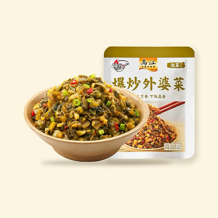 【乌江】爆炒外婆菜 咸菜腌菜下饭菜 1袋 30 克