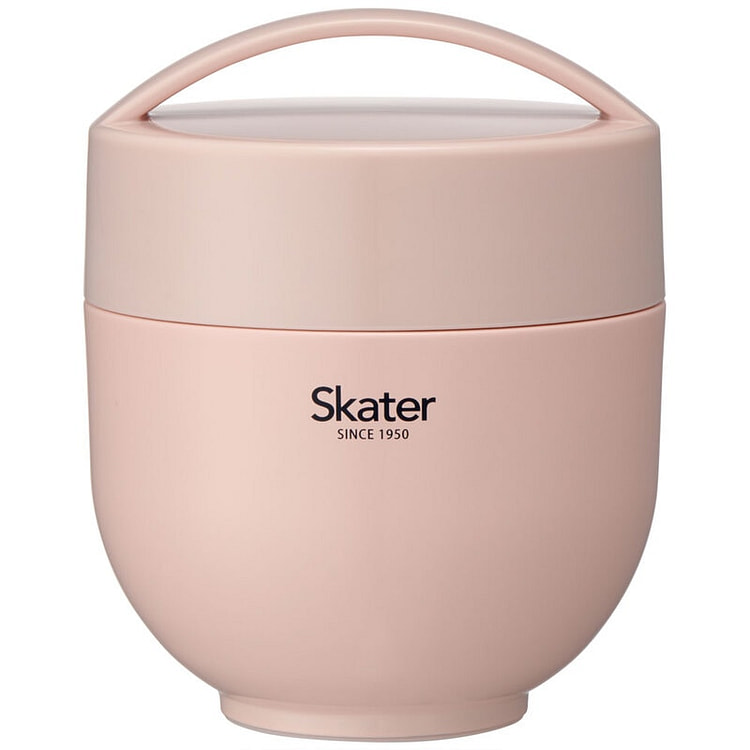 Skater 抗菌保温双层便当罐 暗粉色540ml