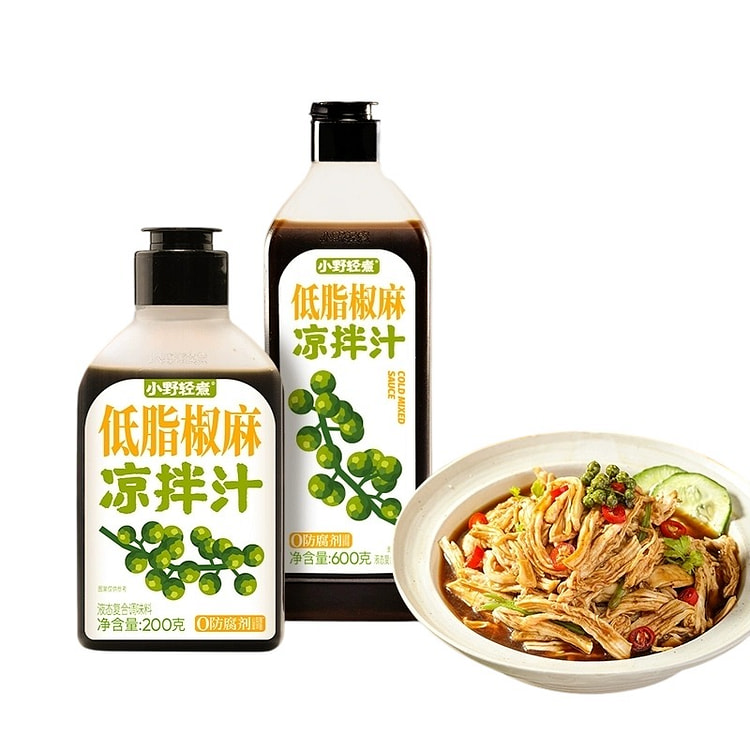小野轻煮低脂椒麻凉拌汁1瓶 200 克