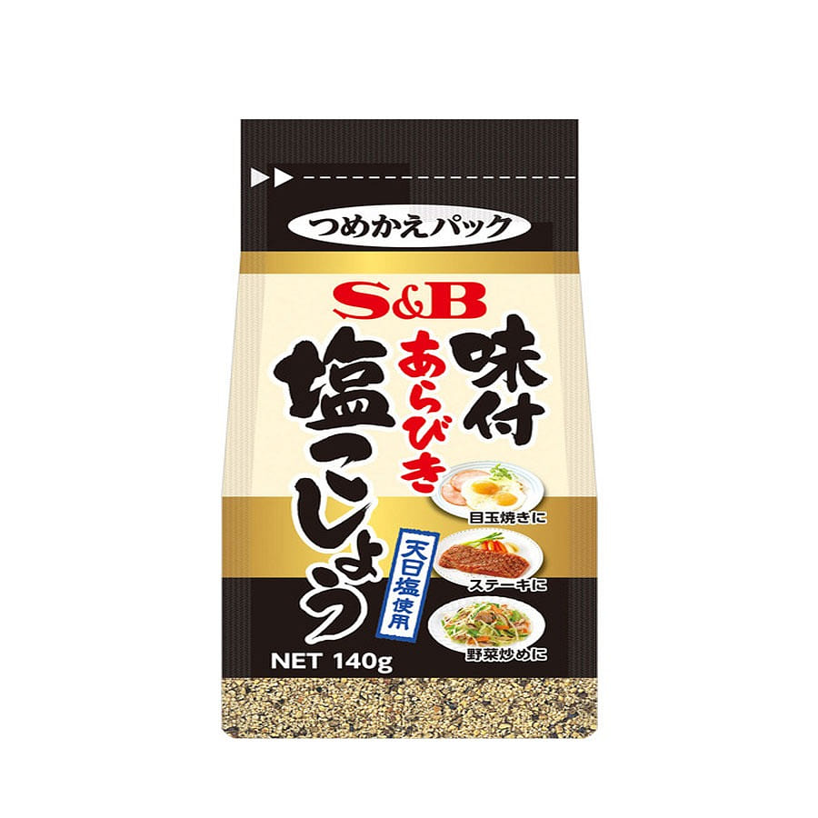 S&B Sun-Dried Salt & Coarse Pepper 1 each