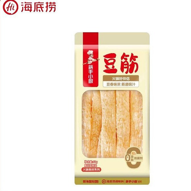 筷手小厨豆制品豆筋凉菜麻辣烫火锅食材60g*1袋 60 克