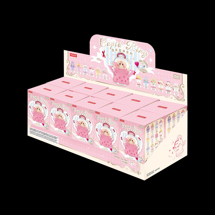MINISO 指环爱神YOYO端盒手办盲盒 10盒 1 个