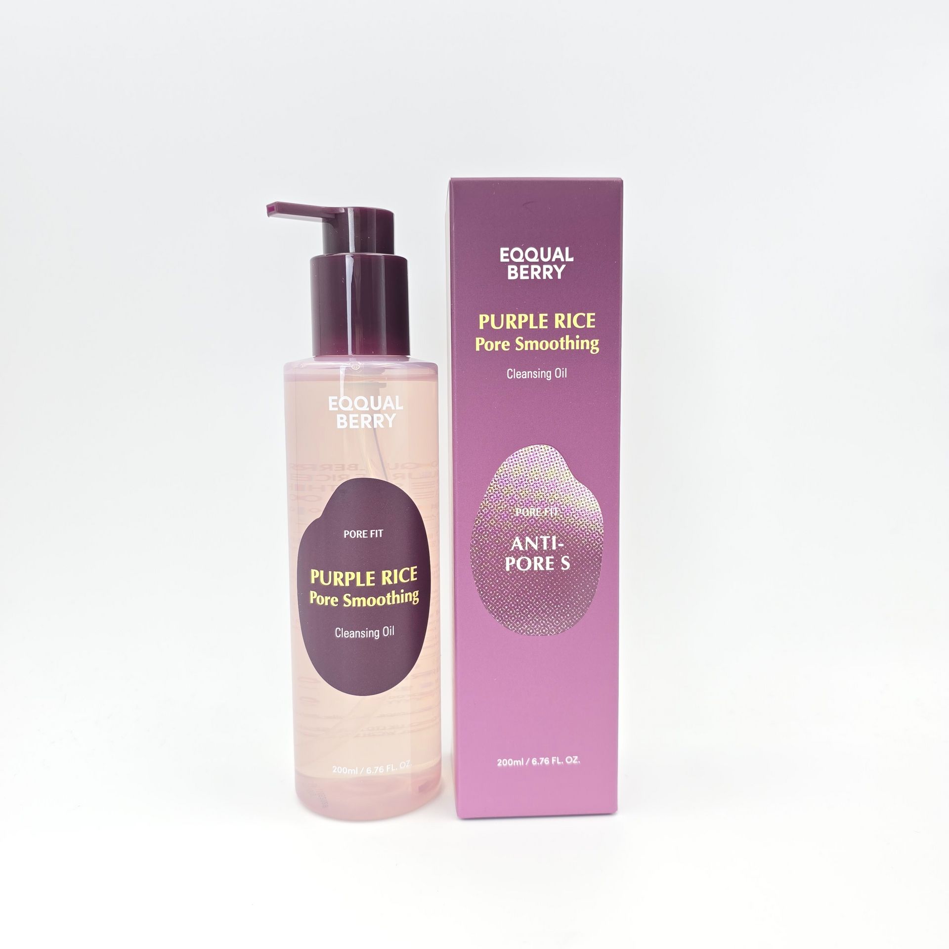 EQQUALBERRY Purple Rice Pore Cleansing Oil 200 ml