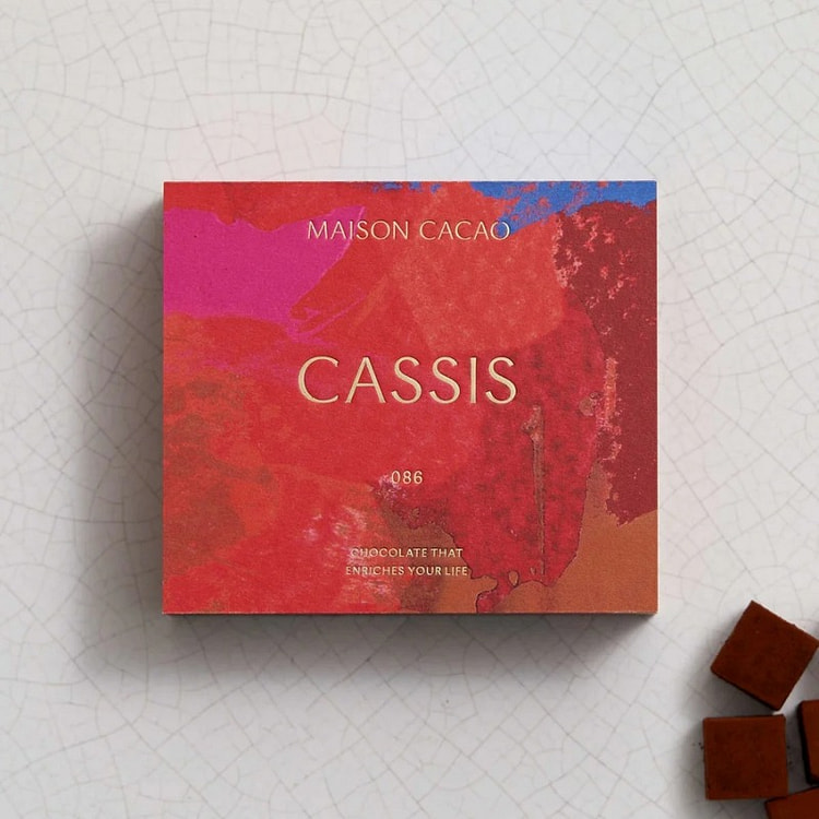 MAISON CACAO 黑醋栗生巧克力 16块