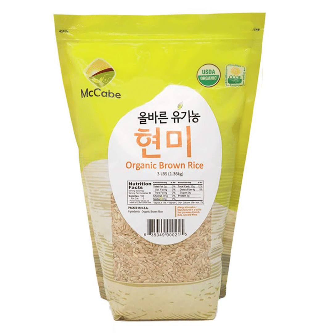 McCabe Organic Brown Rice, 3 lb (48 oz) 3 파운드