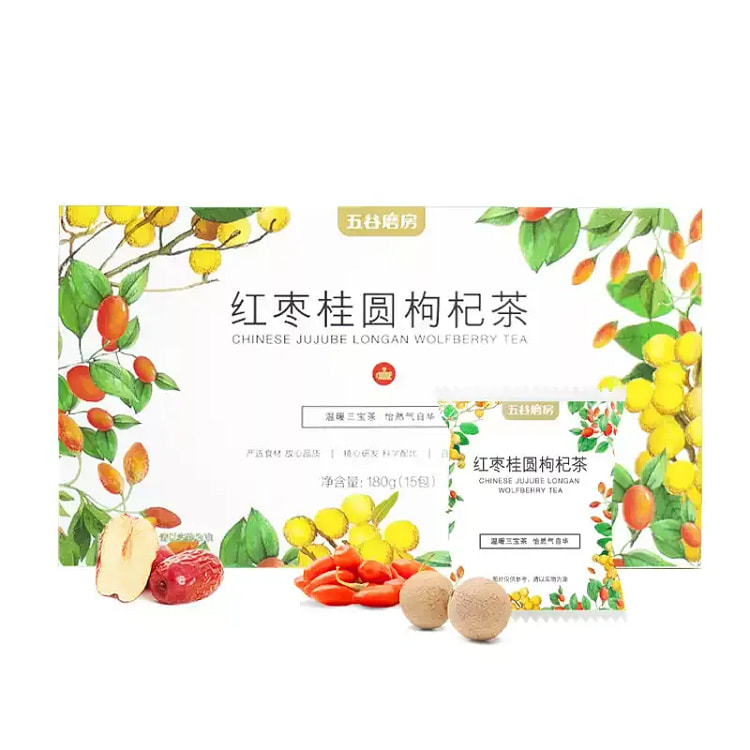 Red Date, Longan, and Goji Berry Tea: A Blended Te 180 g