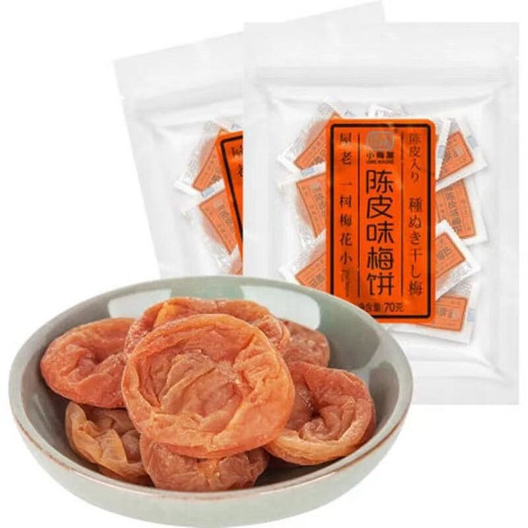小梅屋陈皮味梅饼 70 克