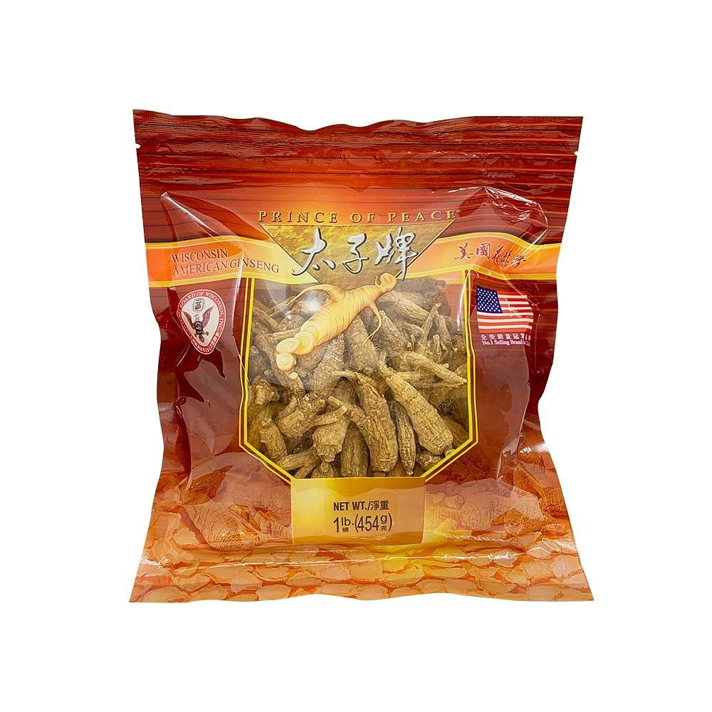 Prince of Peace Wisconsin American Ginseng Roots (Mixed Size) in bulk, 16 oz 1 each