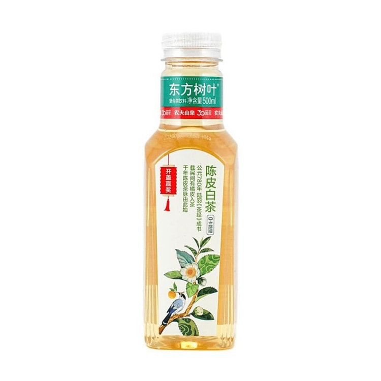 农夫山泉 东方树叶 陈皮白茶500ml 1 瓶
