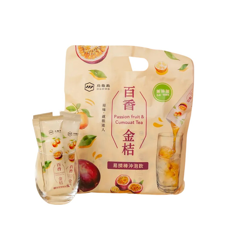 臺灣【即衝即喝】小桔子 百香金桔易擠棒 900 克