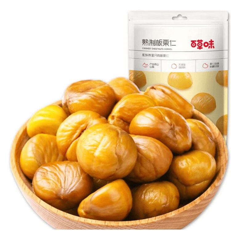 百草味  板栗原味+蜂蜜味  80g*2袋 160 克