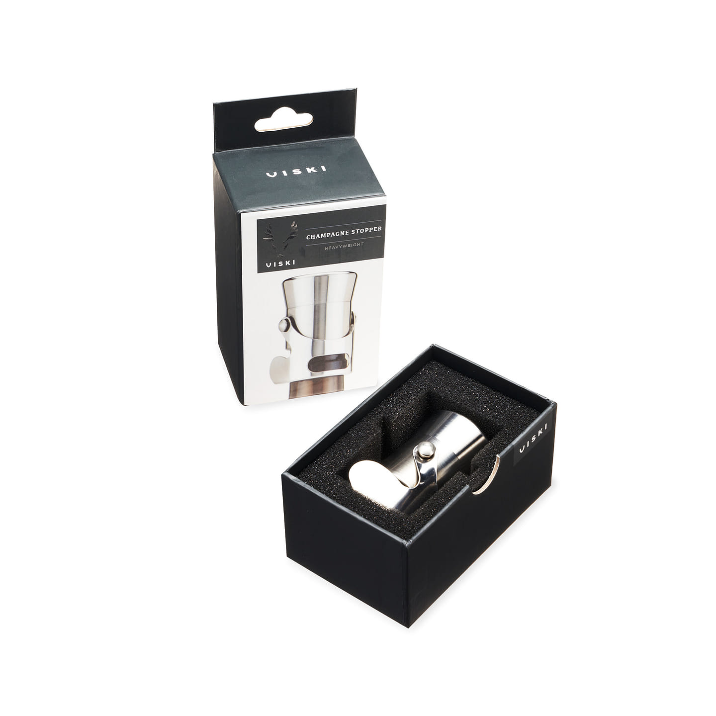 Stainless Steel Heavyweight Champagne Stopper by Viski® 1 each