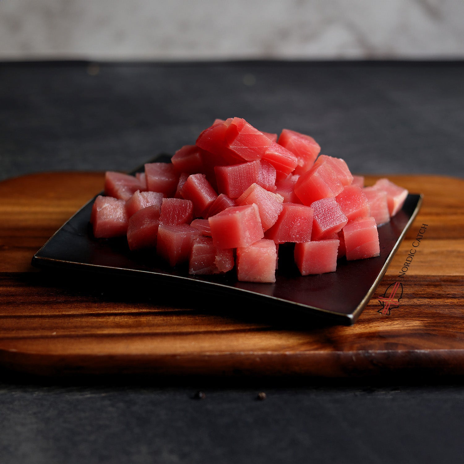 Get Wild Ahi Tuna Sushi Poke Cubes, AAA Grade (8oz pack) Delivered