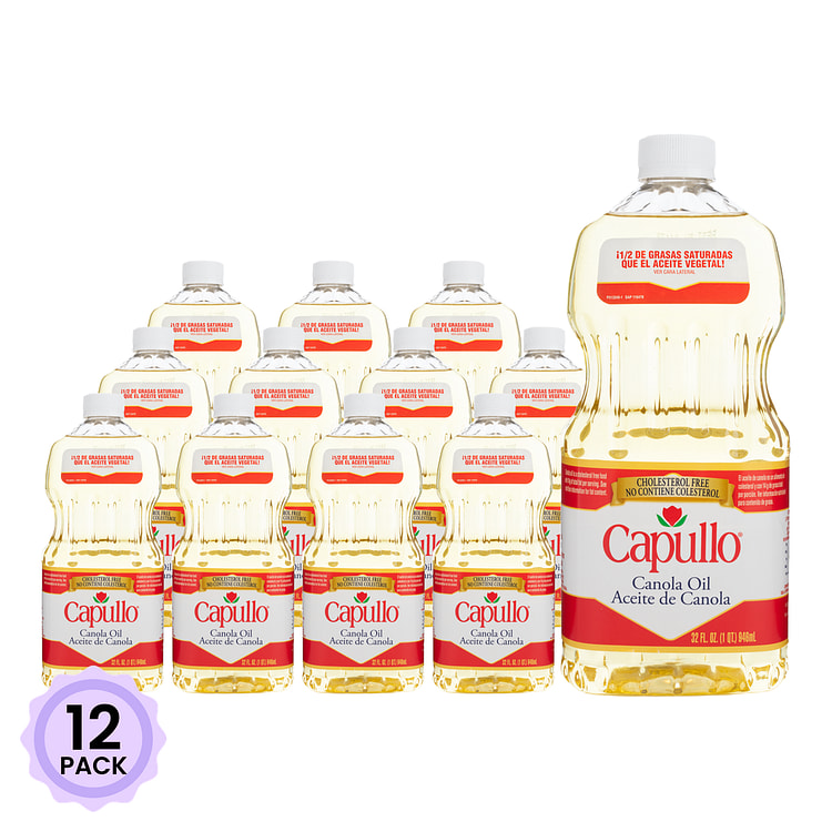 Capullo 菜籽油 32 液盎司*12 包