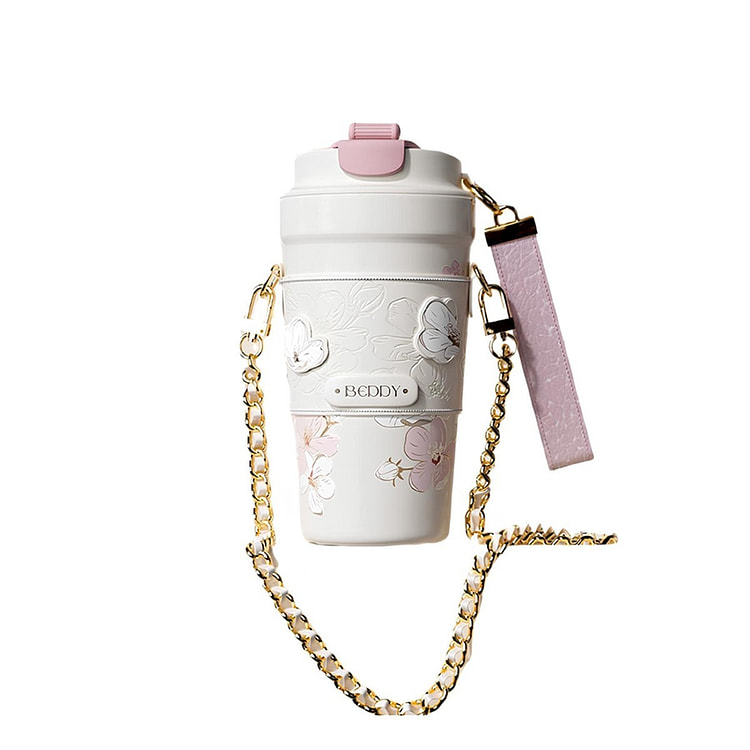 杯具熊 心气咖啡杯 双饮水杯 小巧便携 500 毫升