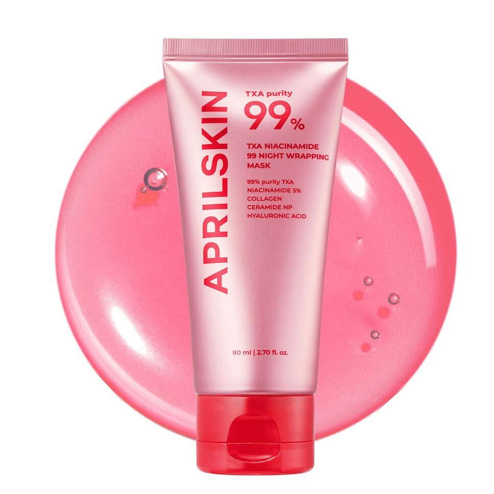 AprilSkin TXA Niacinamide Night Wrapping Mask 80ml 1 each