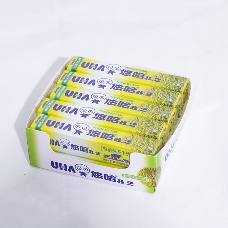 抹茶味糖40g*10条整盒婚庆喜糖儿童糖