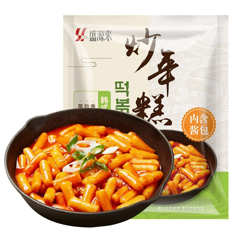 盛源来韩式辣炒年糕条韩国正宗甜辣芝士年糕火锅套餐280g1袋
