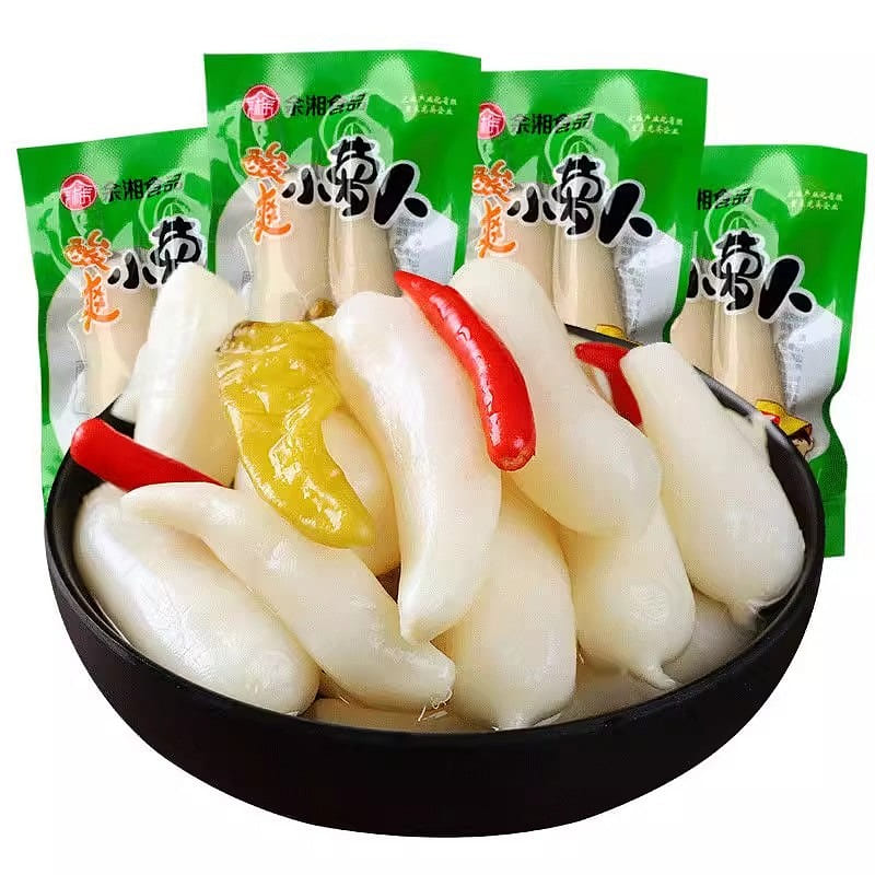 Qiaowa Hot and Sour Crispy Radish Head (about 13 packs) Casual Food Snacks Pickl 500 g