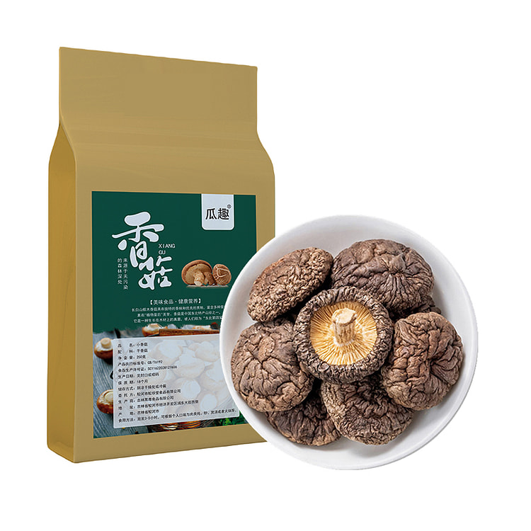 瓜趣东北山珍椴木香菇250g*1袋