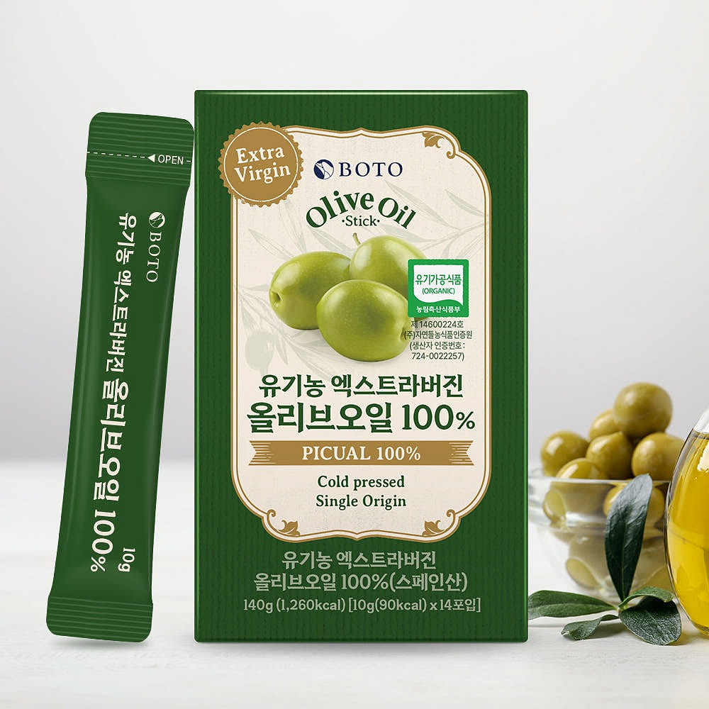 Korea BOTO Organic Farm Olive Oil 14 Sticks/Box 1 pack