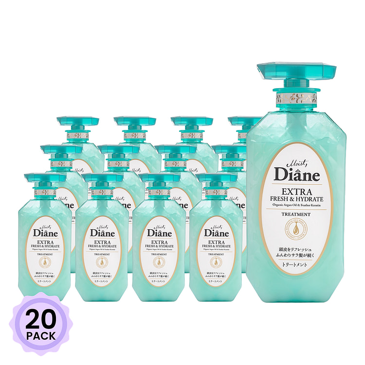 Diane 퍼펙트 뷰티 엑스트라 프레시 하이드레이트 트리트먼트 450 밀리리터*20 팩