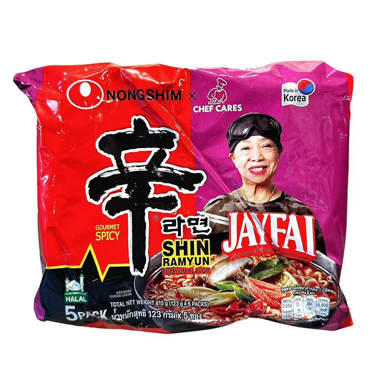 Nongshim叉烧冬阴功味 4.34oz(5包)