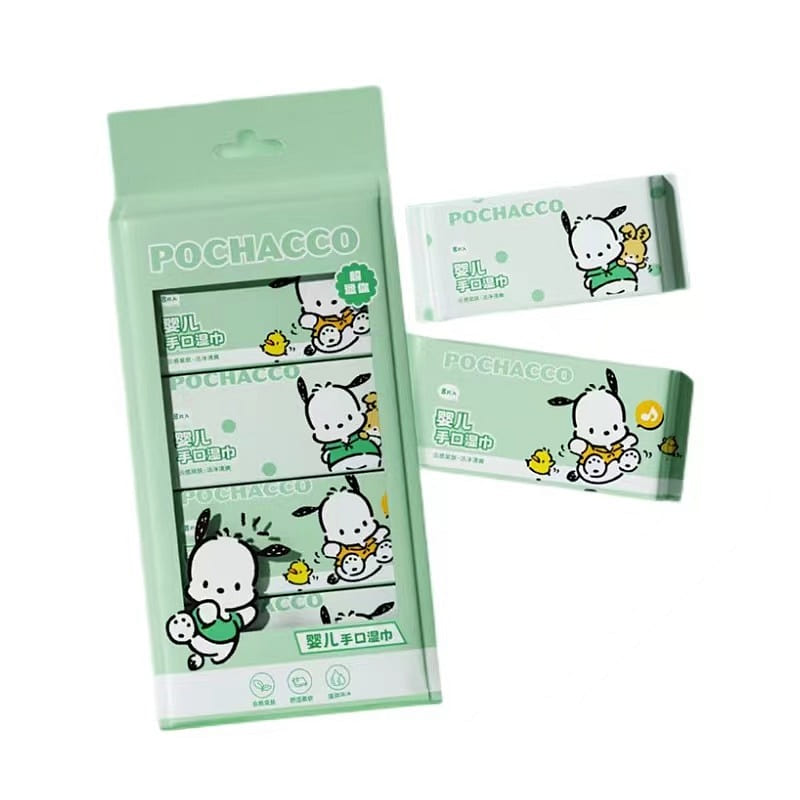 Cute Mini Baby Wipes Portable Pouch Extractor-Pochacco 1 each