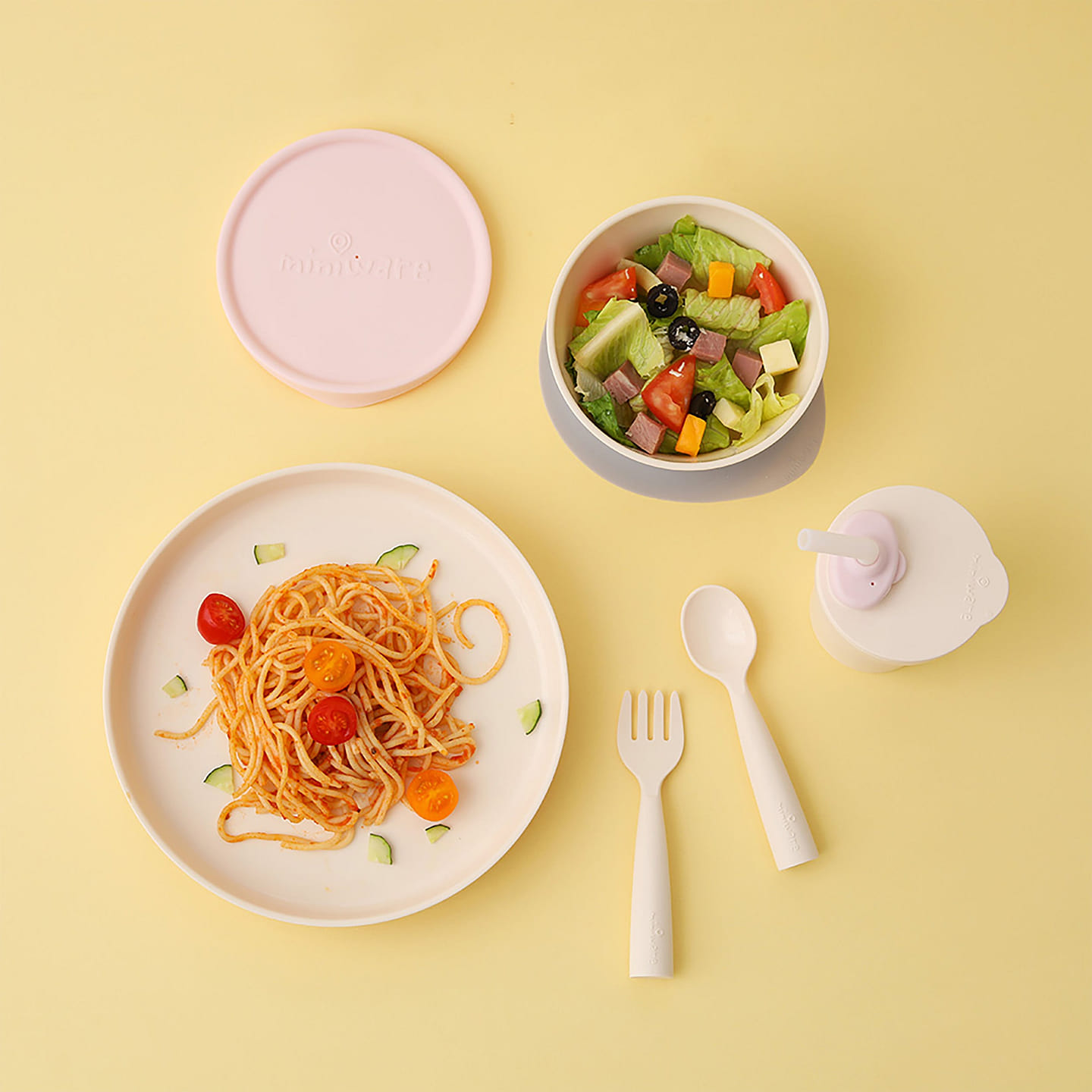 Miniware Little Foodie Vanilla + Cotton Candy 1 each