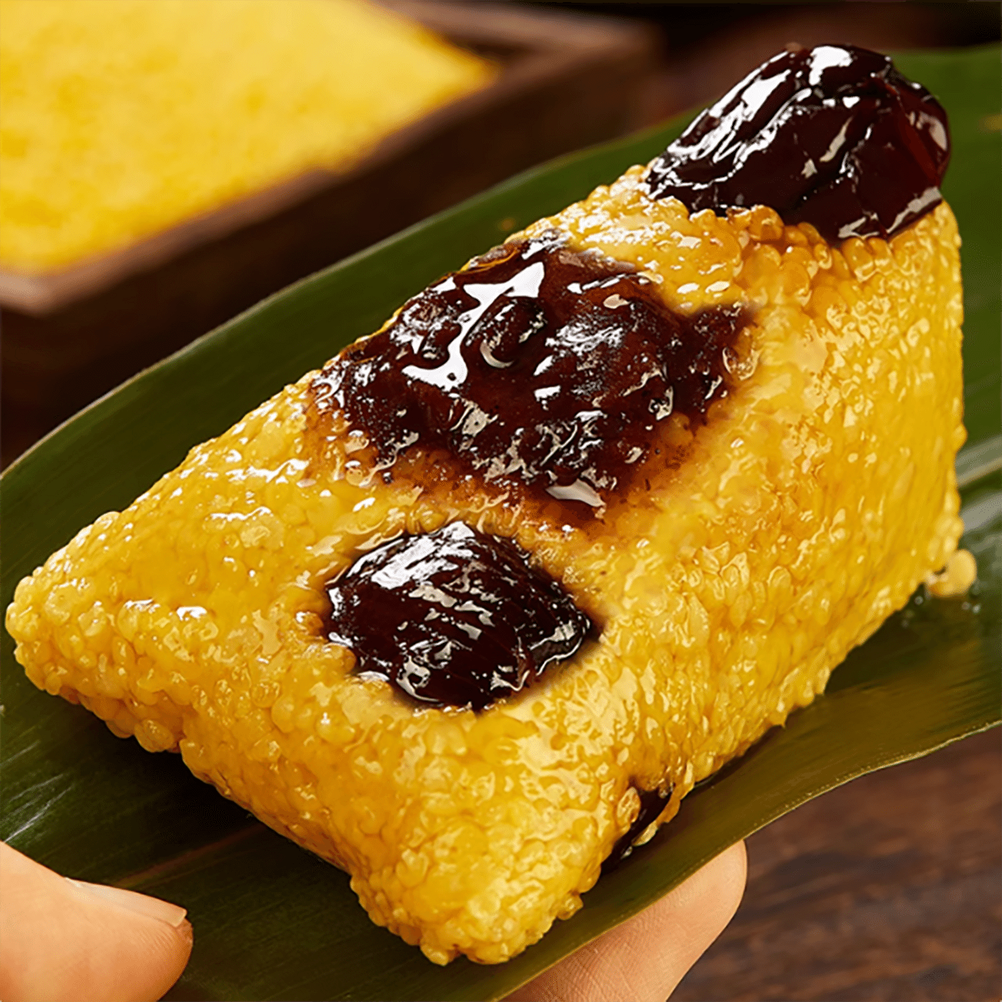 Fresh raw yellow rice dumplings 600 グラム