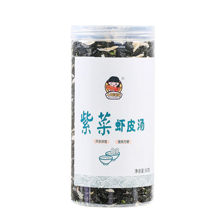 紫菜虾皮汤冲泡即食*1罐