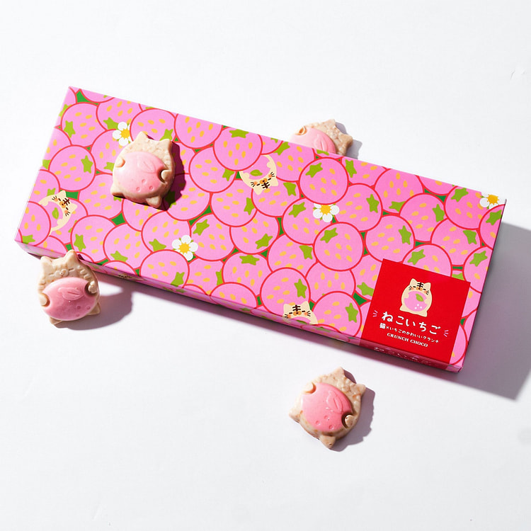 Cat Strawberry Crunch Chocolate