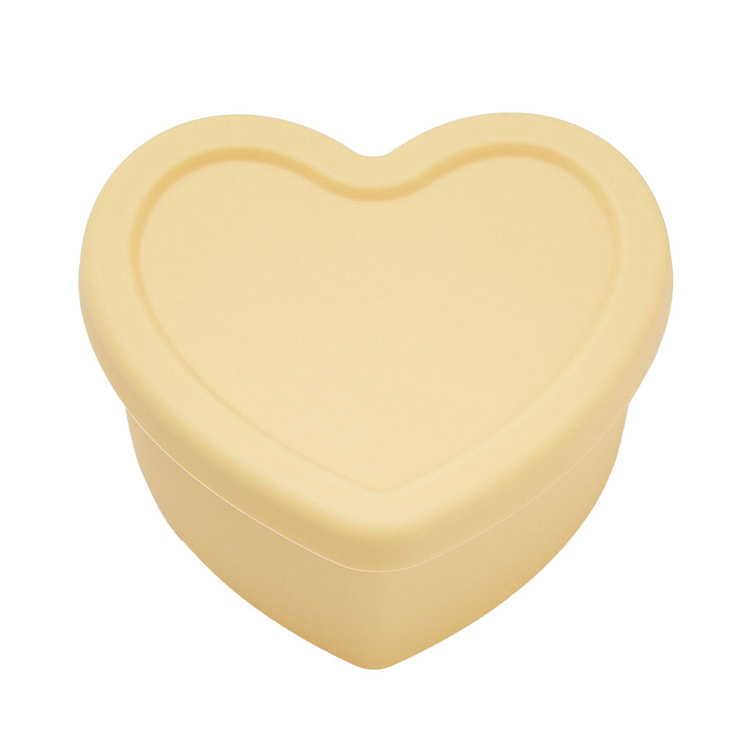 LOVEAT Heart Bowl 8.5 fl oz (250ml) (Butter YW) 1 count