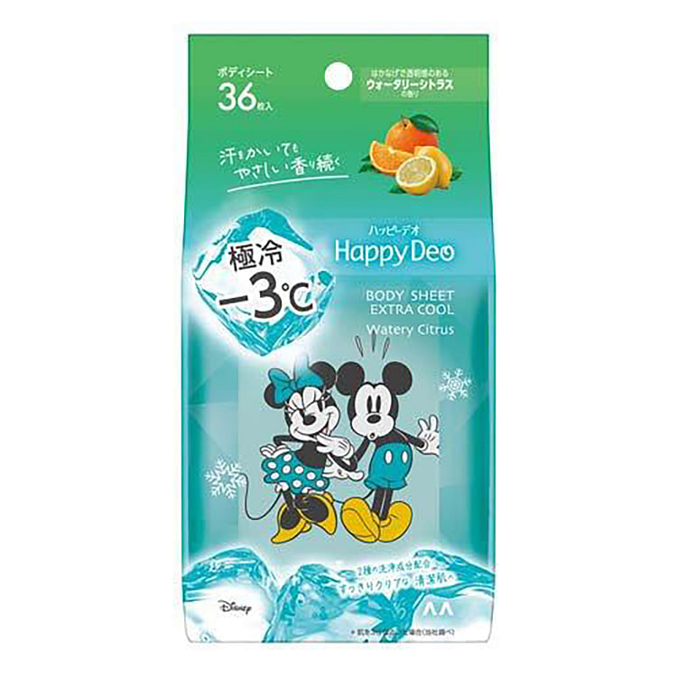 MandomX迪士尼快乐除臭剂超冰爽柑橘水润洁面乳