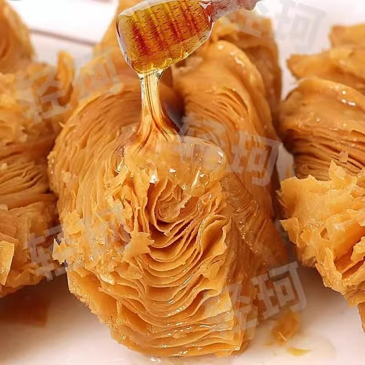 河北特产 蜜果子传统糕点 手工老式美食 蜂蜜翻花套环麻叶零食蜜三刀500g