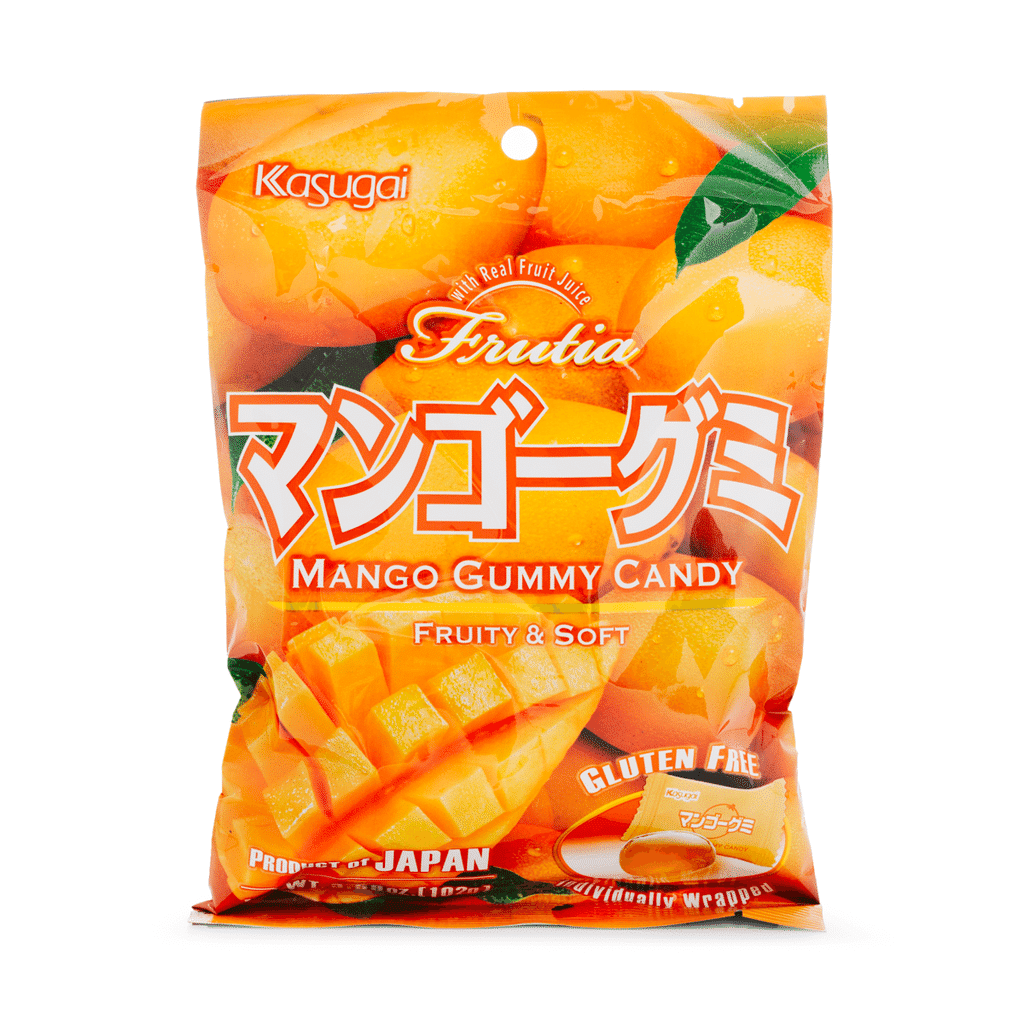 Kasugai Frutia Mango Gummy Candy 102 กรัม