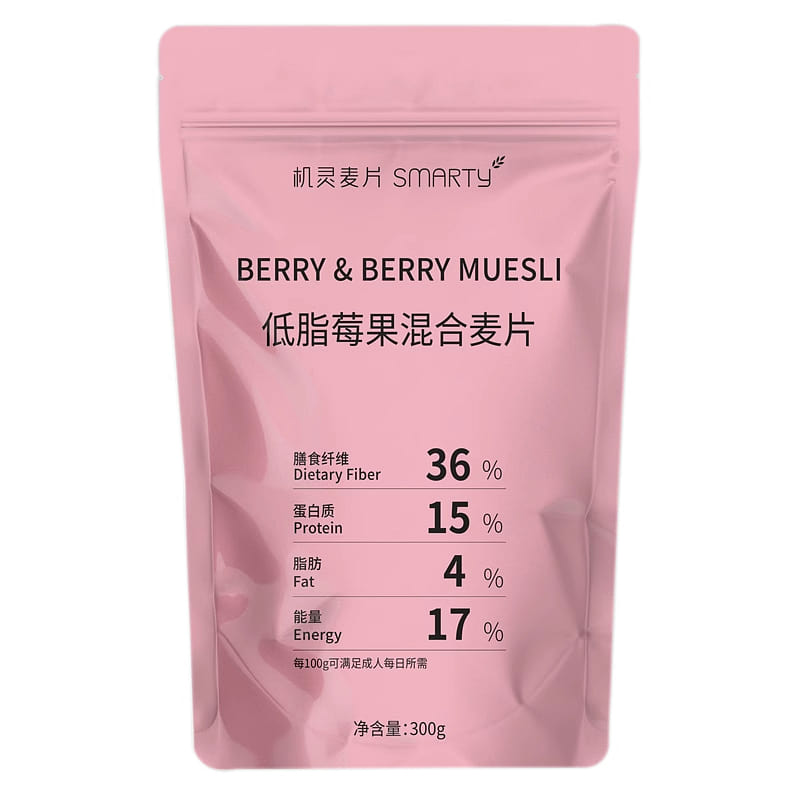 Mixed berry low-fat cereal 300g*1 bag 300 g