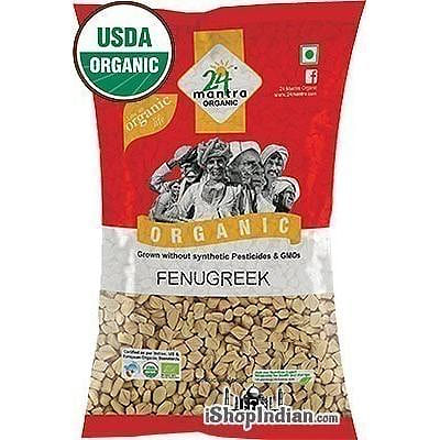 24 Mantra Organic Fenugreek Seed, 7 oz bag 7 oz