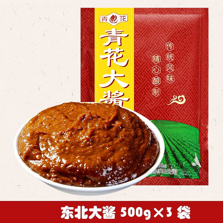 逸璟初东北蘸酱农家熟酱500g*1袋