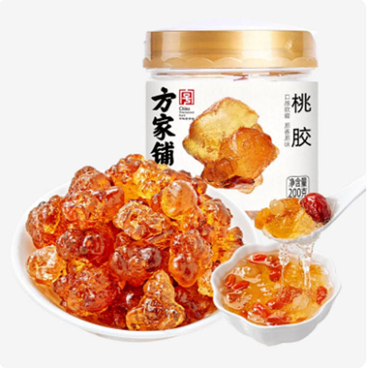Fangjia Shop Peach Gum 200 g