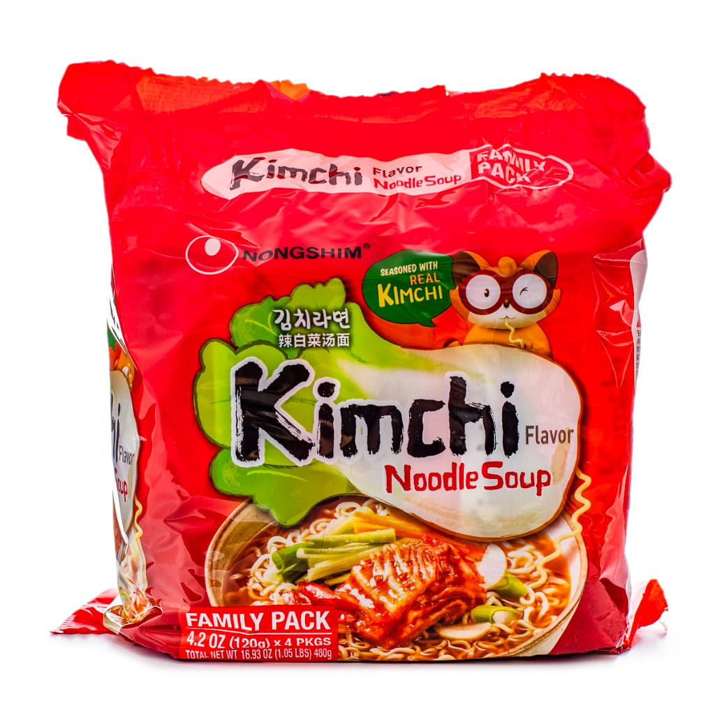 Nongshim Kimchi Ramen Noodle Soup 120g*4 480 g*4 pack