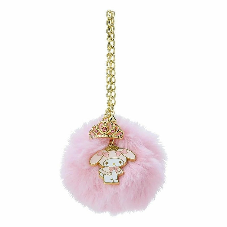 sanrio 皇冠系列毛球挂件 美乐蒂