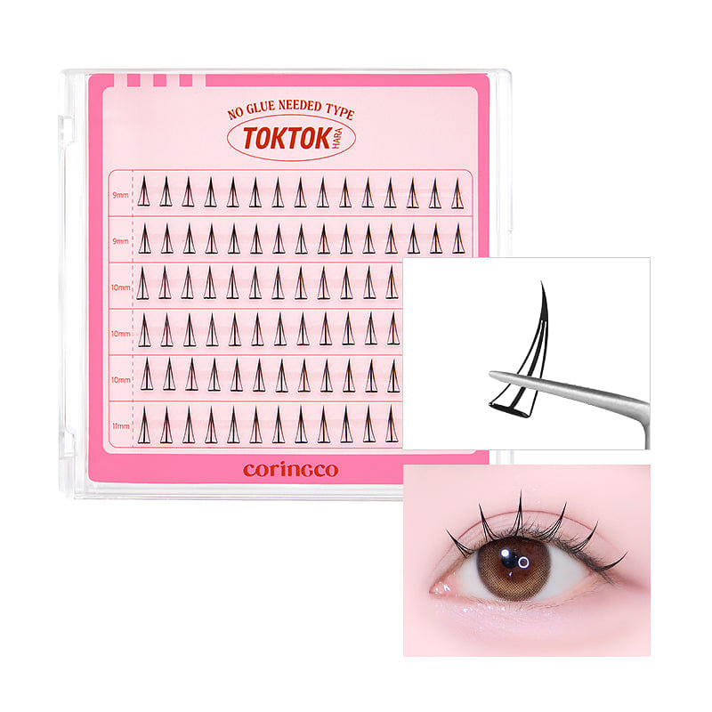 CORINGCO Toktok Hara False Eyelash No Glue Filter 1 each