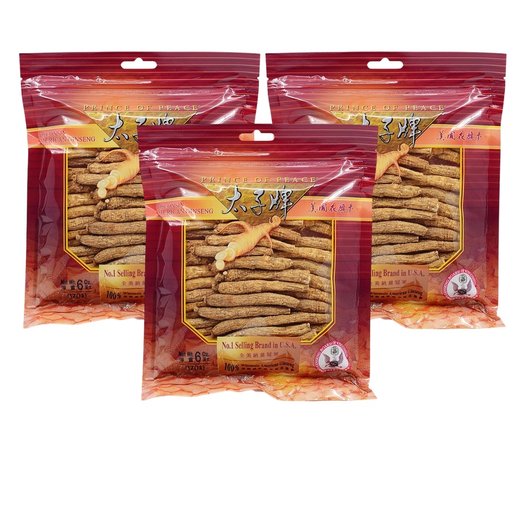 POP American Ginseng Small Long Roots 6oz x 3bags 1 ส่วน