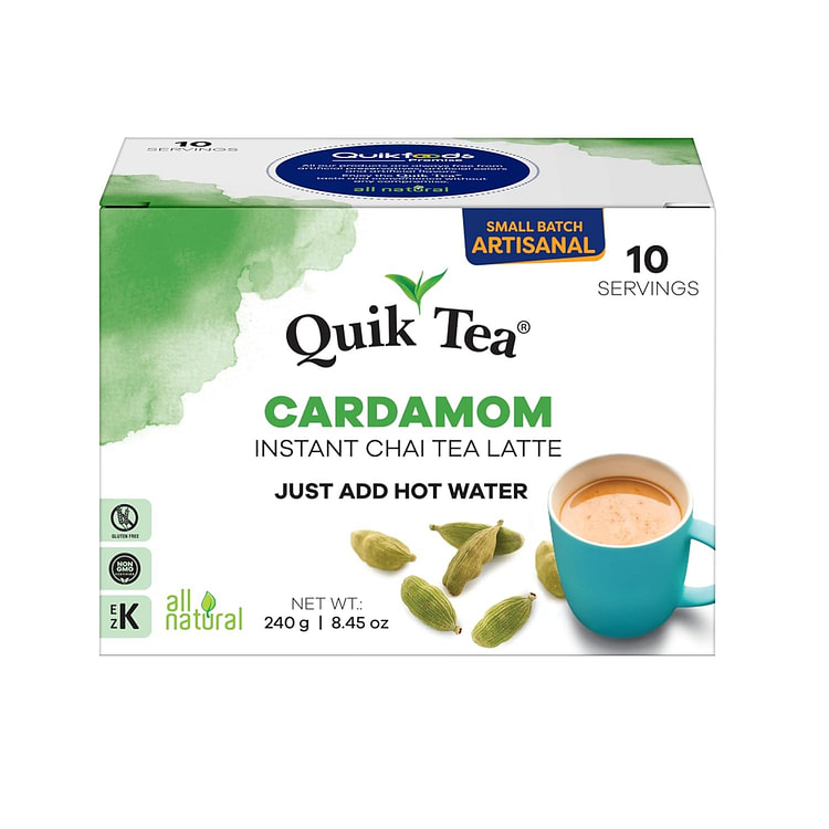 QuikTea Cardamom Chai Latte 240 gram 1 box